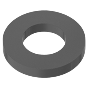 Nylon Plastic Washer, ¼ inch Screw Size, 0.322 inch ID (Pack of 10)