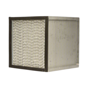 HEPA Air Filter:12 in x 12 in x 11 1/2 in Actual Filter Size, 300 cfm Air Flow @ 300 fpm, HEPA