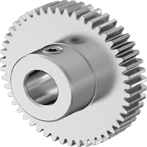 Metal Gear - 20 Degree Pressure Angle Round Bore with Set Screw, 48 Pitch, 48 Teeth