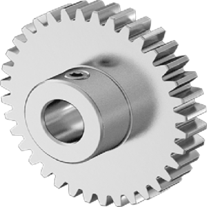 Metal Gear - 20 Degree Pressure Angle Round Bore with Set Screw, 32 Pitch, 36 Teeth