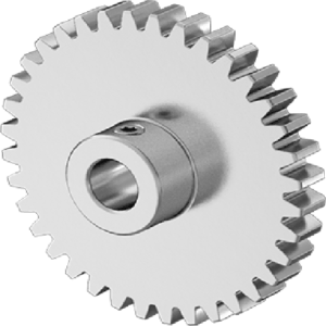 Metal Gear - 20 Degree Pressure Angle Round Bore with Set Screw, 24 Pitch, 36 Teeth