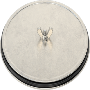 Corrosion-Resistant Washdown Hole Plug for 4 Trade Size Knockout