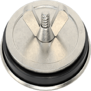 Corrosion-Resistant Washdown Hole Plug for 1 Trade Size Knockout