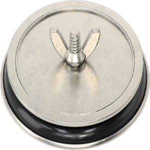 Corrosion-Resistant Washdown Hole Plug for 1-1/2 Trade Size Knockout